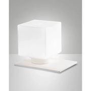 Lampada da Tavolo Bianco Zara G9 Fabas Stile Moderno Unica Finitura Elegante