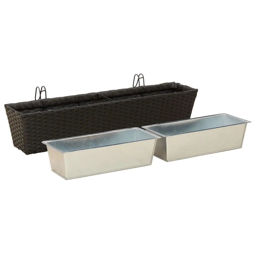 Ringhiera 2 pcs 80 x 17 x 17 cm Metallo 42026968