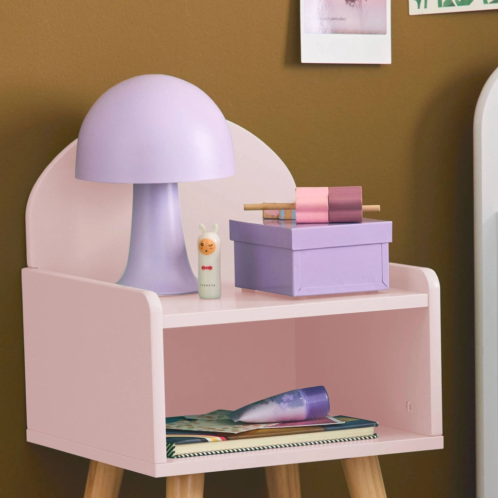 Comodino per bambini, rosa