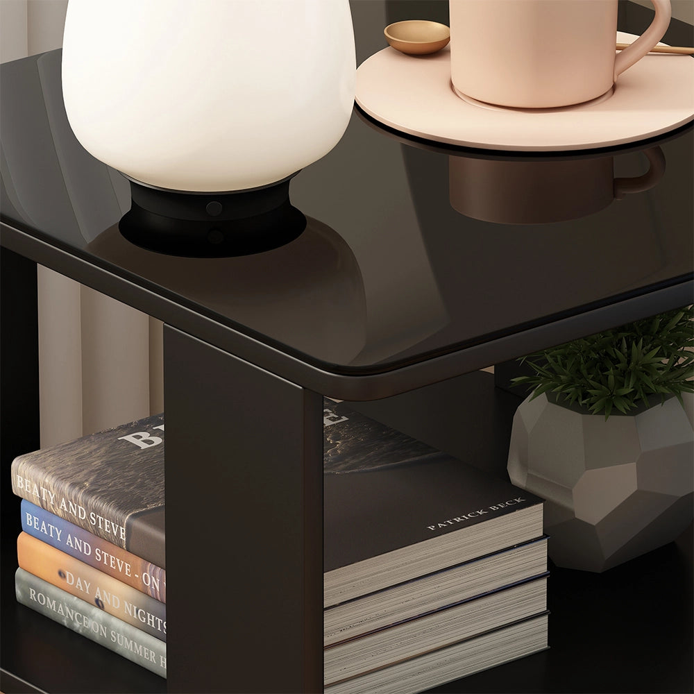 Vicco Tavolino Nero 50 x 50 cm