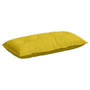 Cuscino per Schiena | Cuscino dorsale Giallo 100 x 50 cm Tessuto in Cords
