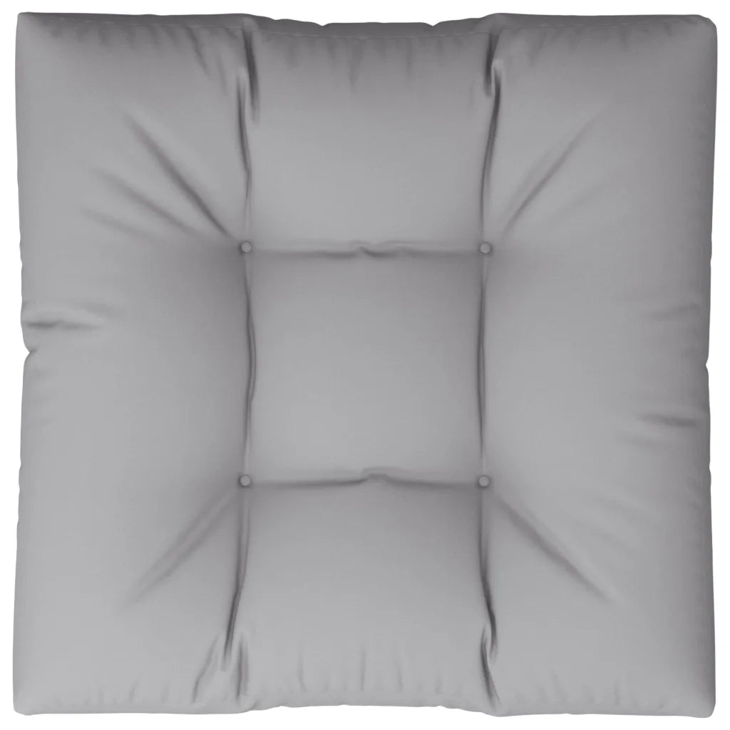 Cuscino per Pallet Grigio 70x70x12 cm in Tessuto 360470