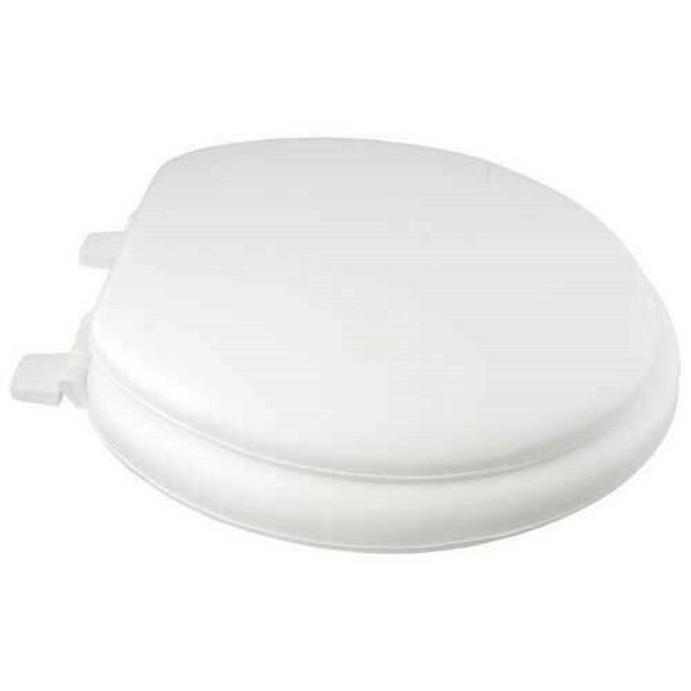 Trade Shop - Copriwater Sedile Wc Copri Sedile Morbido Soft Misura Universale Colore Bianco -
