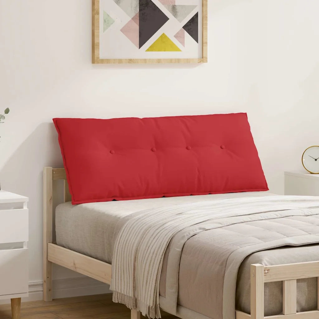 Cuscino per Schiena | Cuscino dorsale Rosso 120 x 19 x 50 cm Tessuto