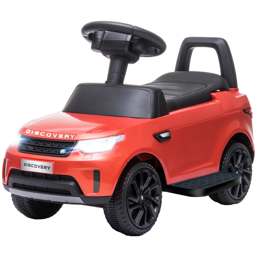 Auto Bambini Land Rover 6V Elettrica e a Spinta ¨C Minimal ¨C Rosso