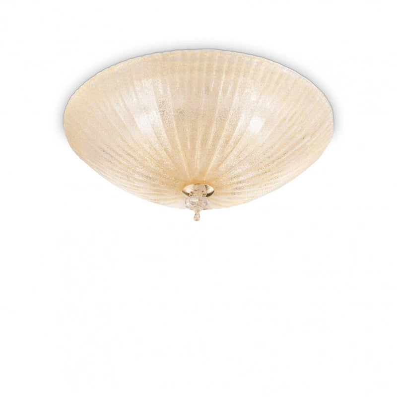 Lampada Da Soffitto Shell Pl4 Ambra Ideal-Lux