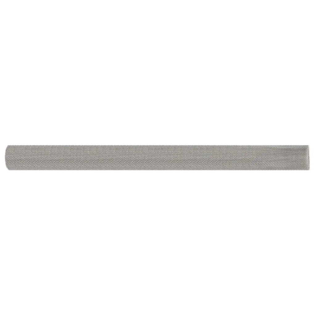 Rete per schermatura 120 x 1000 cm 8 Mesh Argento 42039679