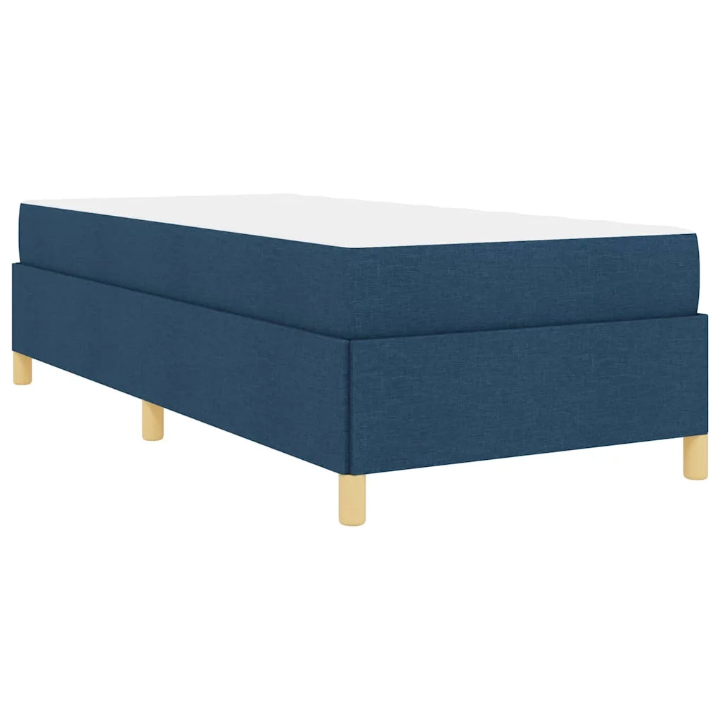 Struttura del letto con materasso Blu 100 x 200 cm Tessuto 3398919