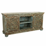 Credenza in legno verde 165x45x76