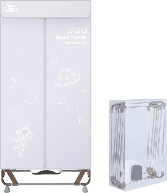 Asciugacapelli Portatile & Armadio - 140 cm - 1500 W - Grigio