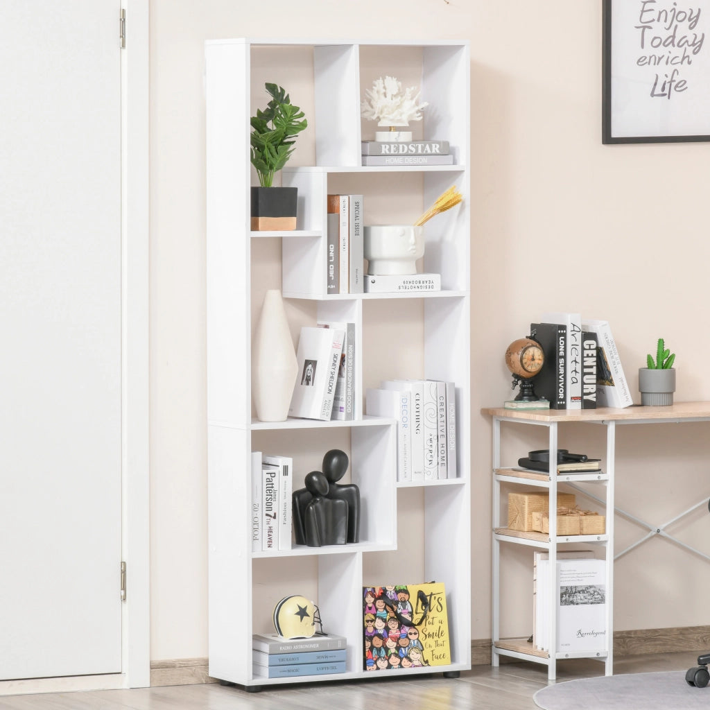 Libreria Design Moderno ¨C Minimal ¨C Bianco 70x24x178 cm