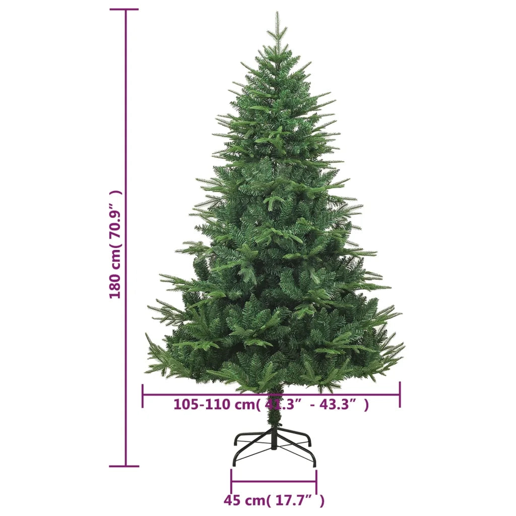 Albero di Natale Artificiale Verde 180cm PVC e PE 328489