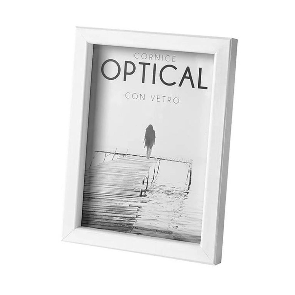 Cornice da Parete Optical Bianco 50 x 70 cm Lupia