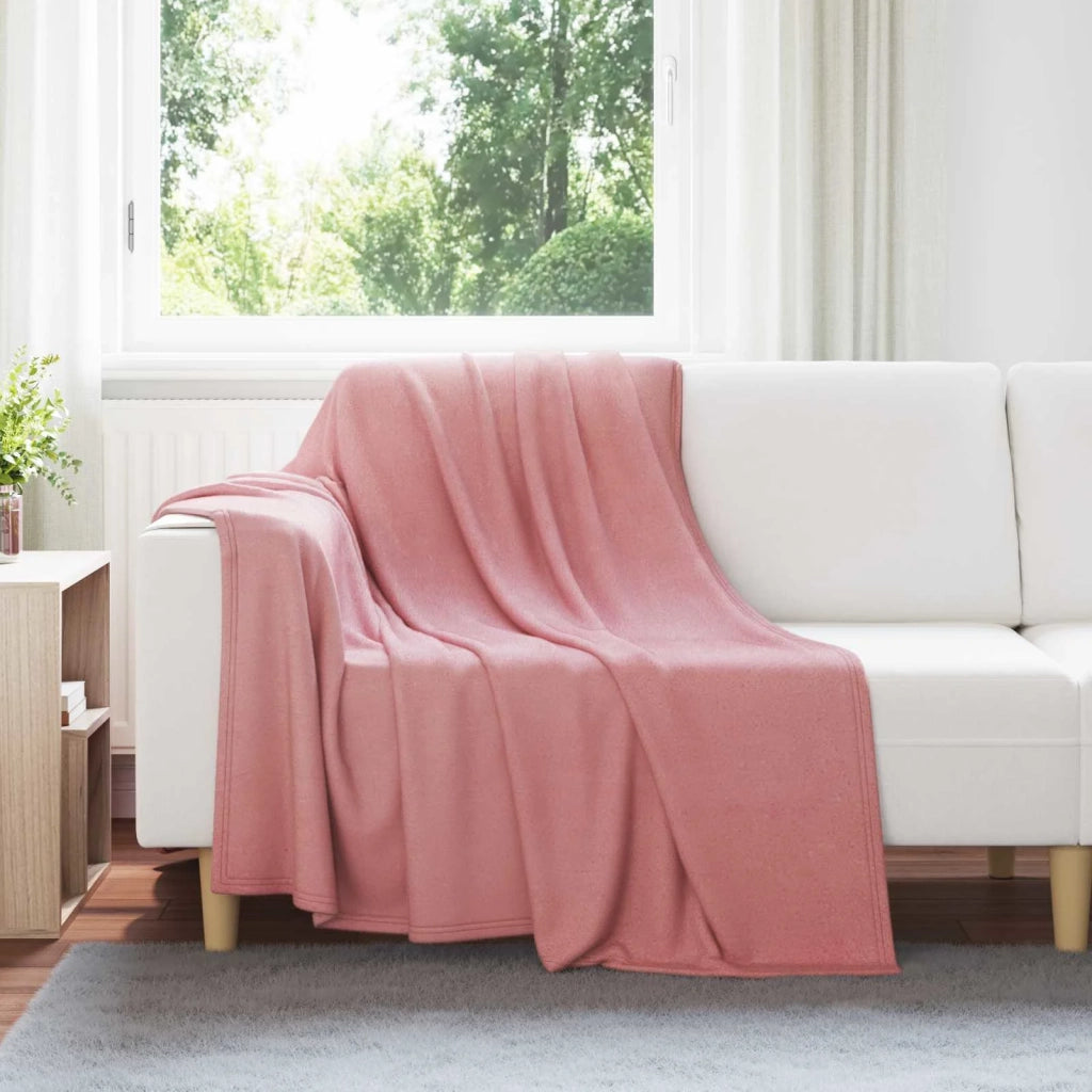 Coperta Rosa 200 x 150 cm Panno
