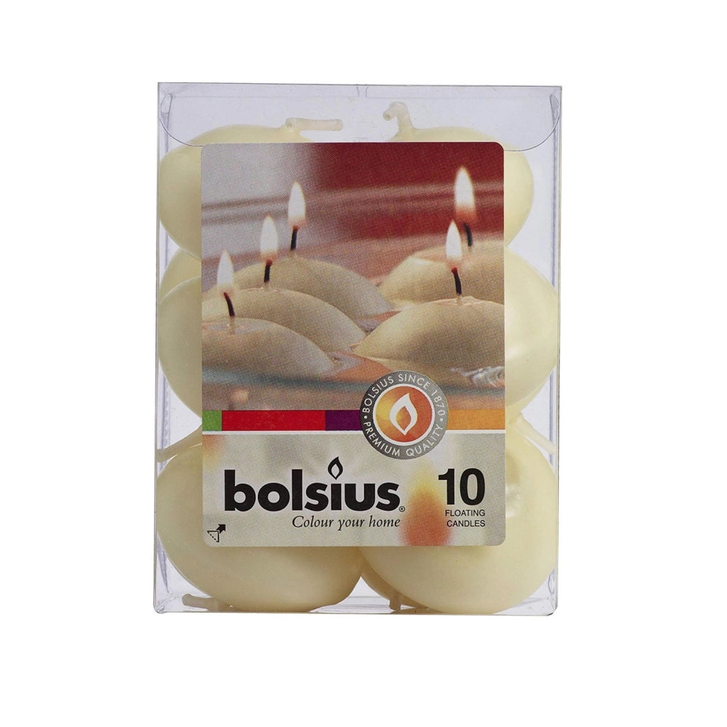 Bolsius Candela Galleggiante 30/45mm 4.5ore 10pz