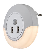 Lampada notte presa sensore USB LED 13,9W bianca Rabalux