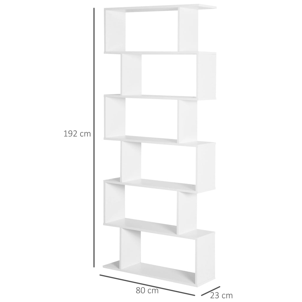Libreria Moderna ¨C Minimal ¨C 80x23x192 Bianco