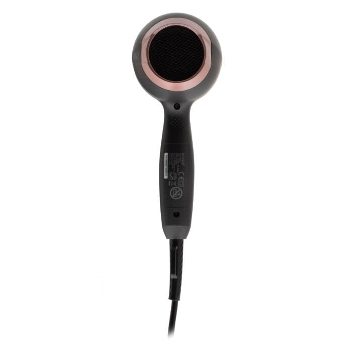 Asciugacapelli professionale ionico 2200W con diffusore e concentratore, 3 temperature e aria fredda cavo 3 m - Sogo