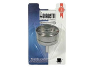 IMBUTO PER CAFFETTIERA ACCIAIO- - 2 tazze - 1 blister BIALETTI