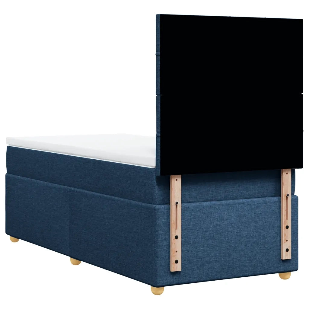 Giroletto a Molle con Materasso Blu 80x200 cm inTessuto 3291113