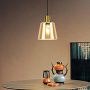 Lampada a Sospensione ZMH 1 luce trasparente E27 per sala da pranzo e camera da letto d¡®albergo
