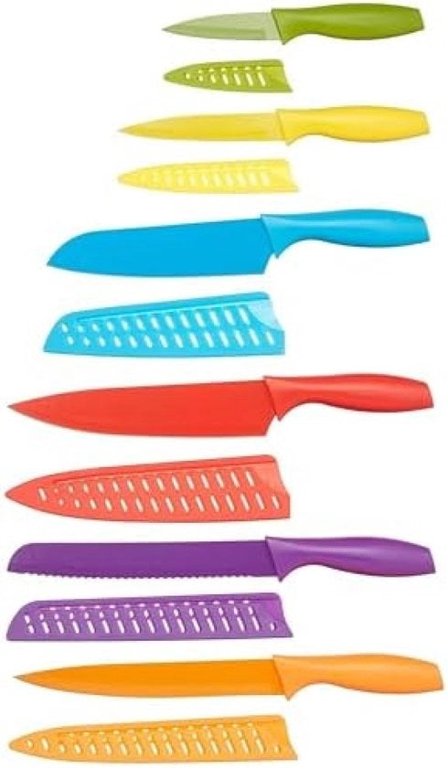 Set di forbici colorate da 12 pezzi con astuccio - Alta Qualità
