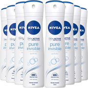 SET 8 NIVEA DEODORANTE SPRAY PURE INVISIBLE 150 ML