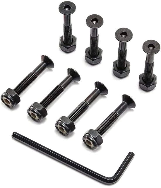 Set di Hardware per Skateboard da 17 pezzi con Viti e Attrezzi