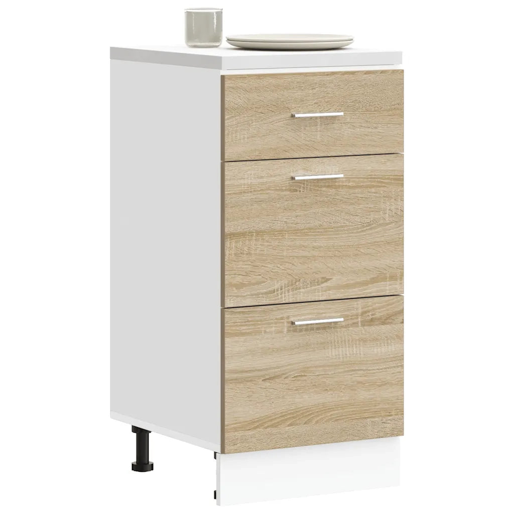 Pensile da cucina | Armadio Inferiore ¡°Lyon¡± Rovere Sonoma 40x46x81,5 cm