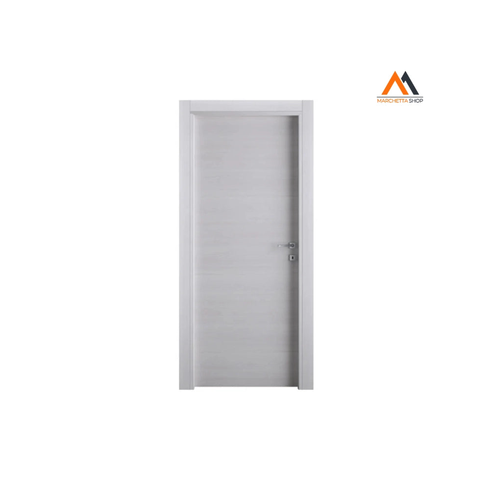 PORTA BATTENTE 'GINEVRA' cm 80 x 210 (88 x 214) - col. acero