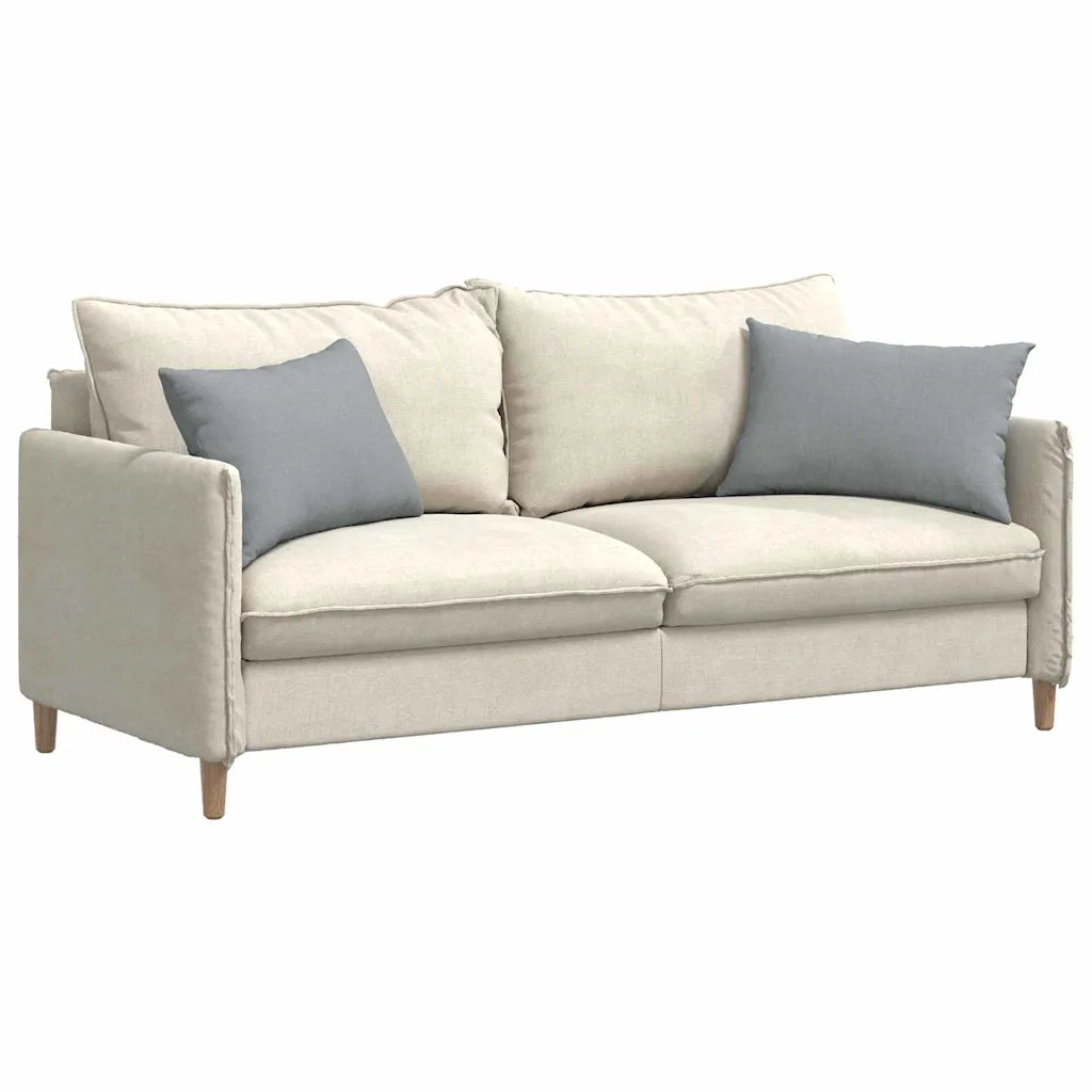 Cuscini da Divano 2 pcs Grigio chiaro 60 x 40 cm Tessuto 42013653
