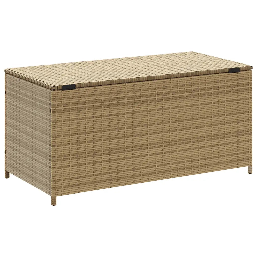 Contenitore da Giardino Beige Misto 190L in Polyrattan CFW7141299