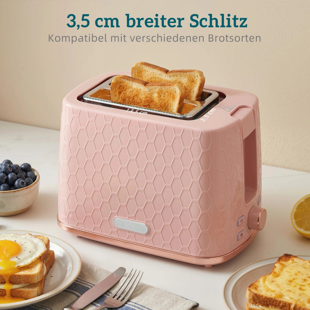 Bollitore e tostapane ¨C zephmum ¨C Rosa, 1.7L 2200W