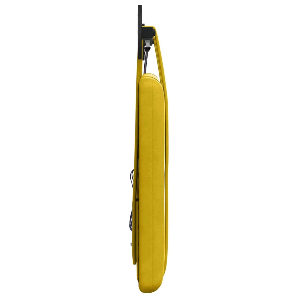 Testiera | Testata sospesa Con luce LED Giallo Velluto