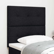 Testiera LED con strisce LED con testiera Nero 90 cm Tessuto 3338399