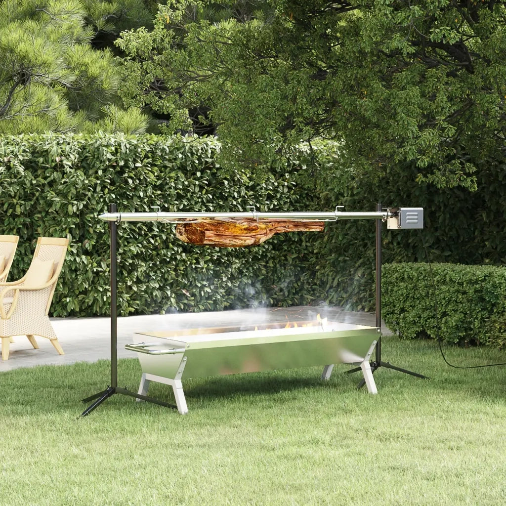 Griglia Automatica con Motore Acciaio Inox 150x46,5x82,5cm CFW9298156