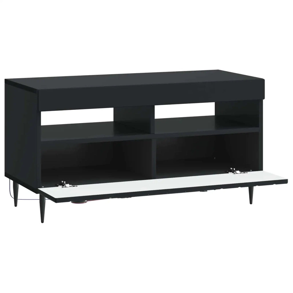 Mobile TV LED Nero Legno ingegnerizzato 896556