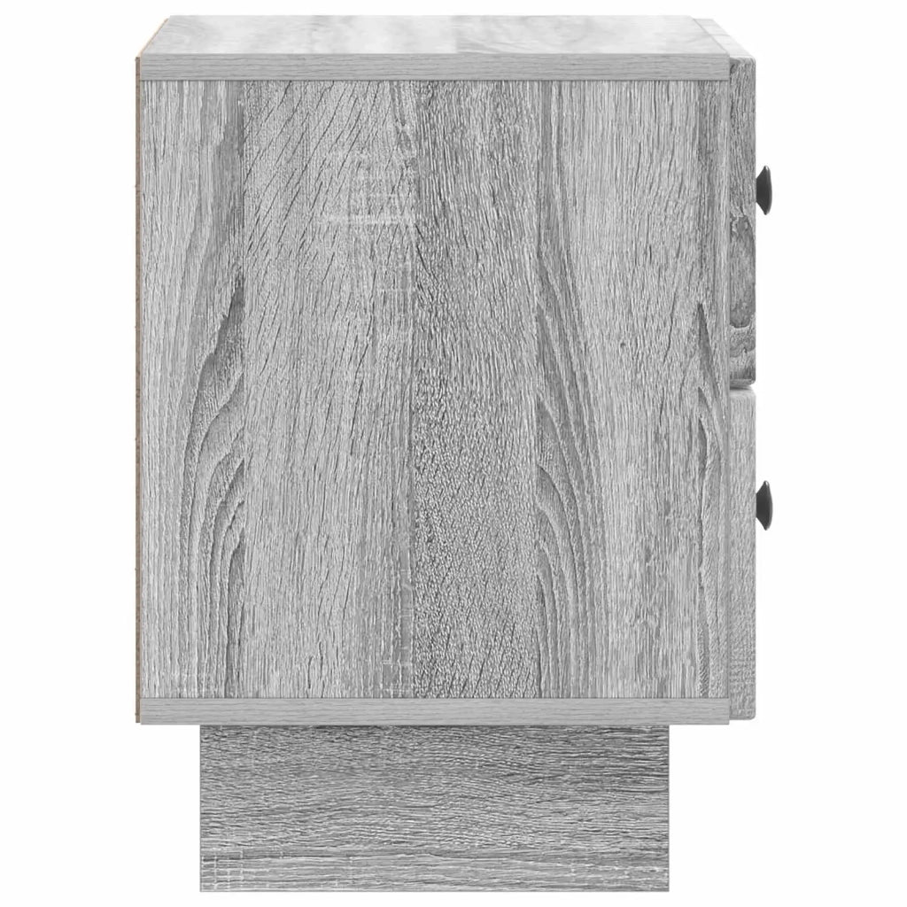 Armadio da Notte 2 pcs Grigio Sonoma 43 x 34,5 x 47,5 cm 893848