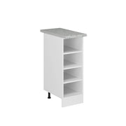 Vicco Scaffale da cucina Bianco 30 cm , PL Marmo