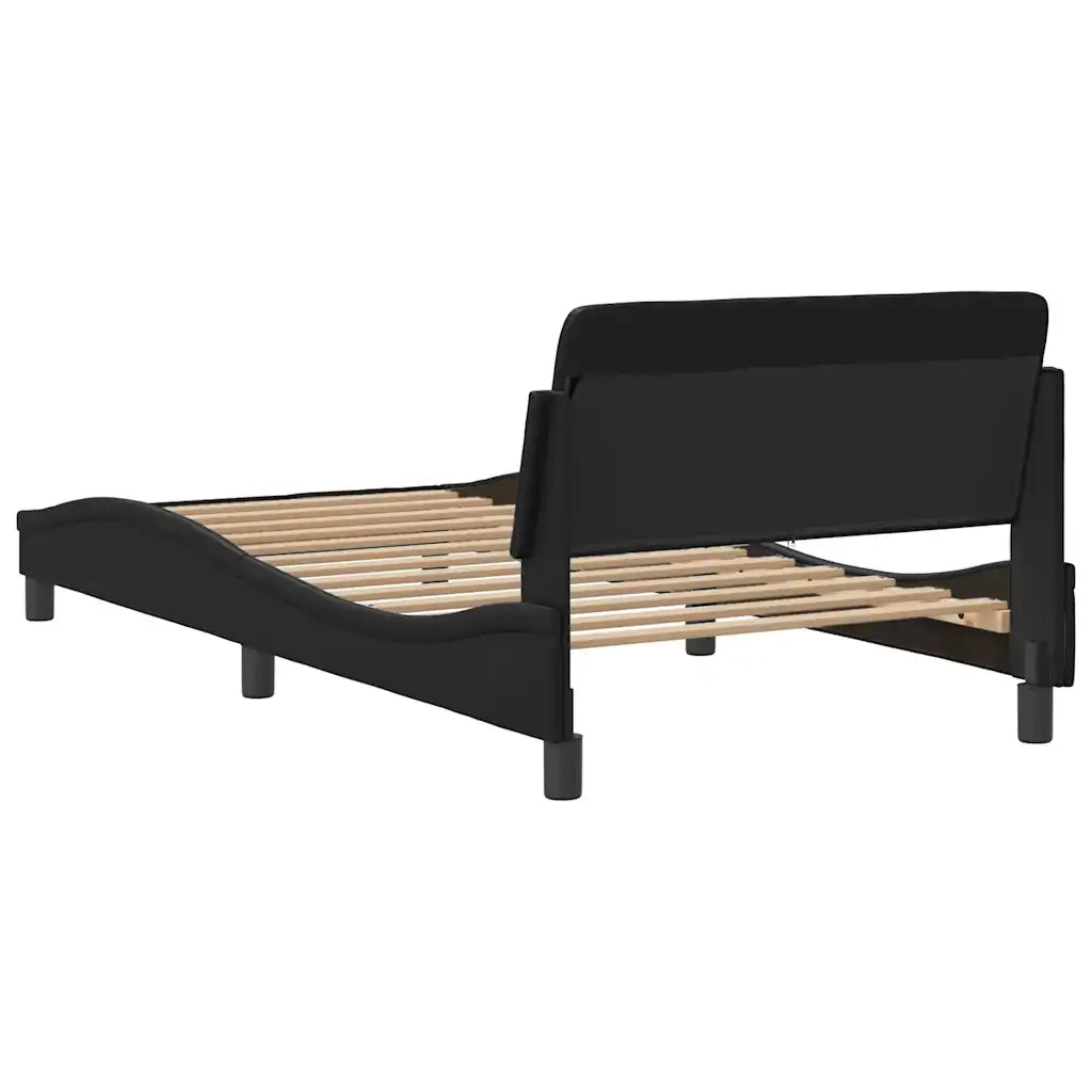 Giroletto Dover Nero 100x203 cm in Similpelle 373276