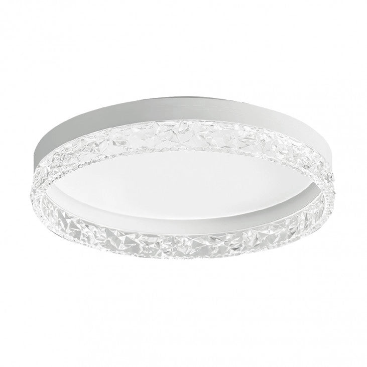 Plafoniera LED 58W bianca rotonda Ø50cm CCT telecomando