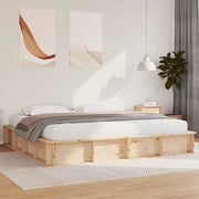Struttura del letto Marrone 180 x 200 cm Pino massello 3385706