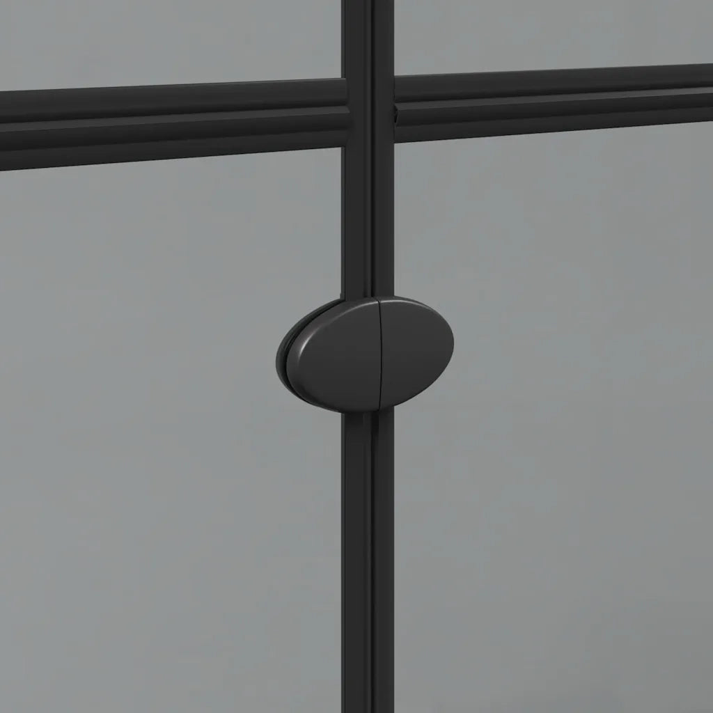 Parete doccia walk-in Nero 110 x 6,5 x 190 cm 42017967