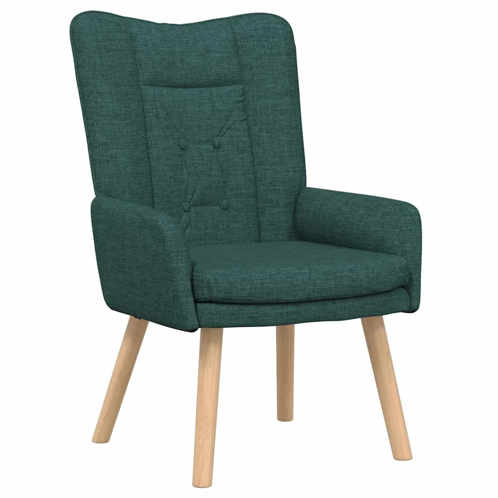poltrona Verde Scuro 63 x 67 x 94 cm Tessuto e compensato 42001829