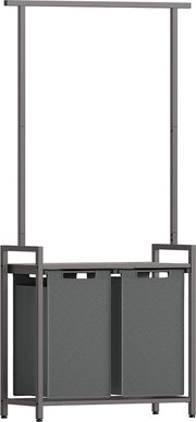 Asciugamano 2 x 46 L grigio leggero mescolato