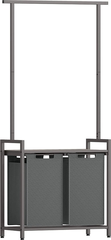 Asciugamano 2 x 46 L grigio leggero mescolato