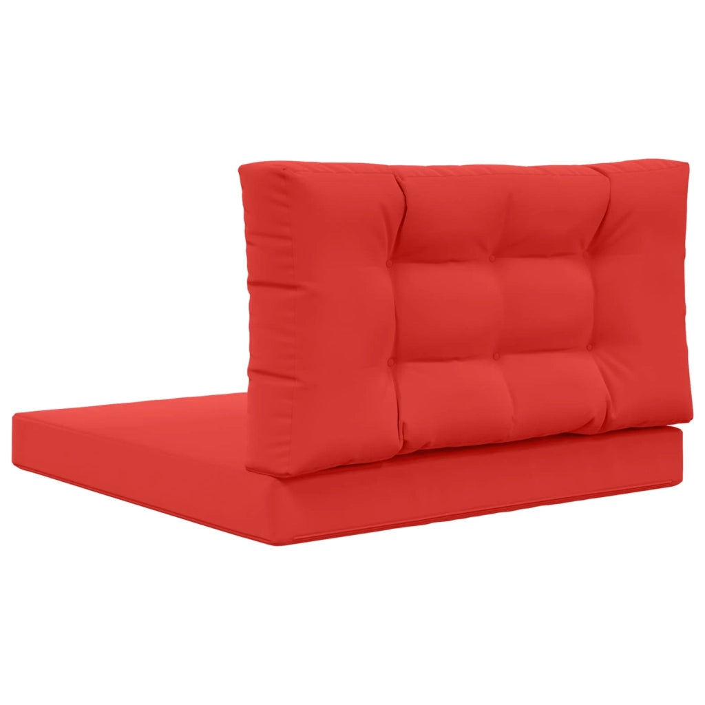 Cuscino per divano da esterno 2 pcs Rosso Poliestere 900852