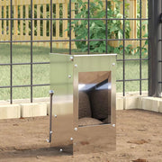 Mangiatore per conigli Argento 12,5 x 12,5 x 25 cm 874587