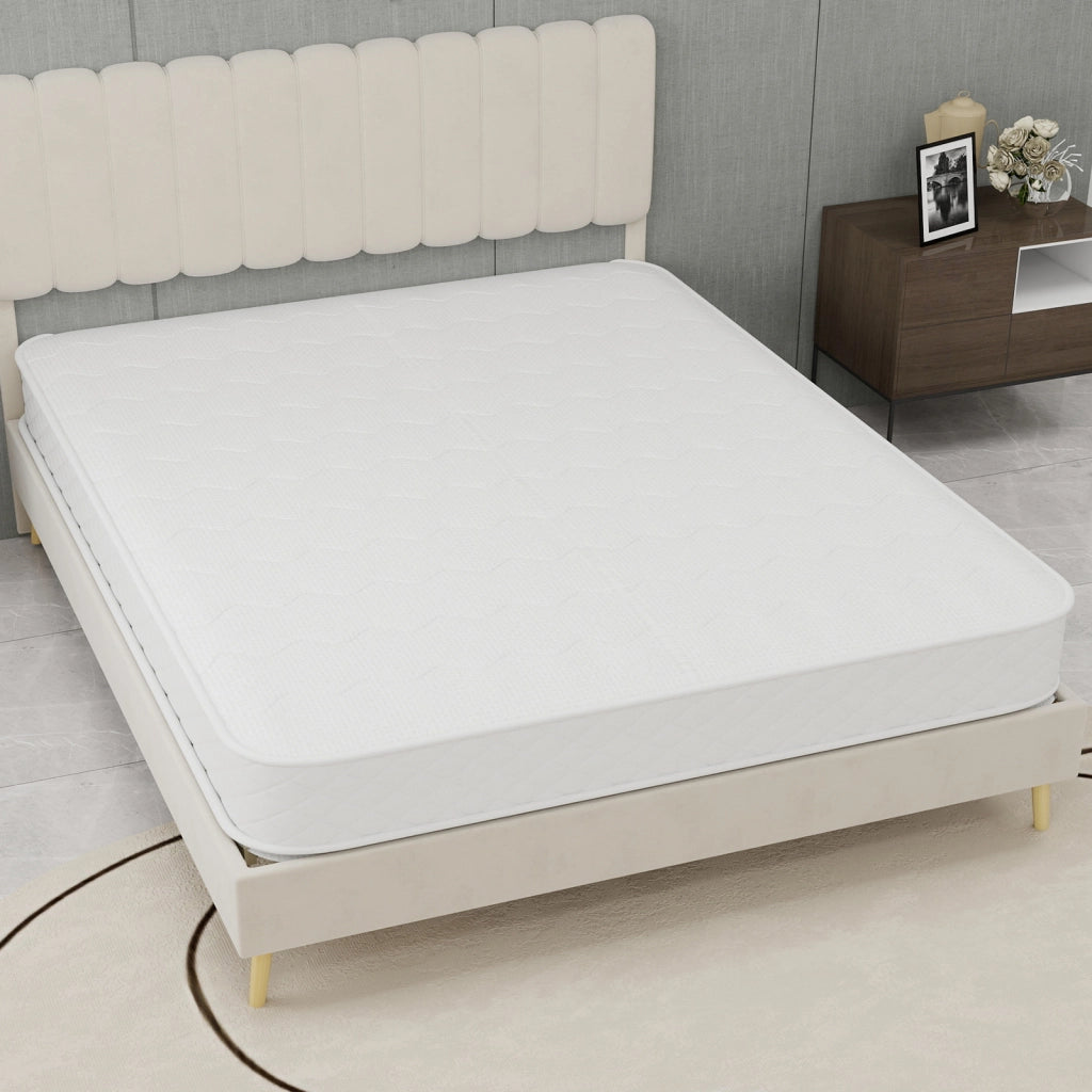 Materasso a molle indipendenti 3D bianco 140x200 cm