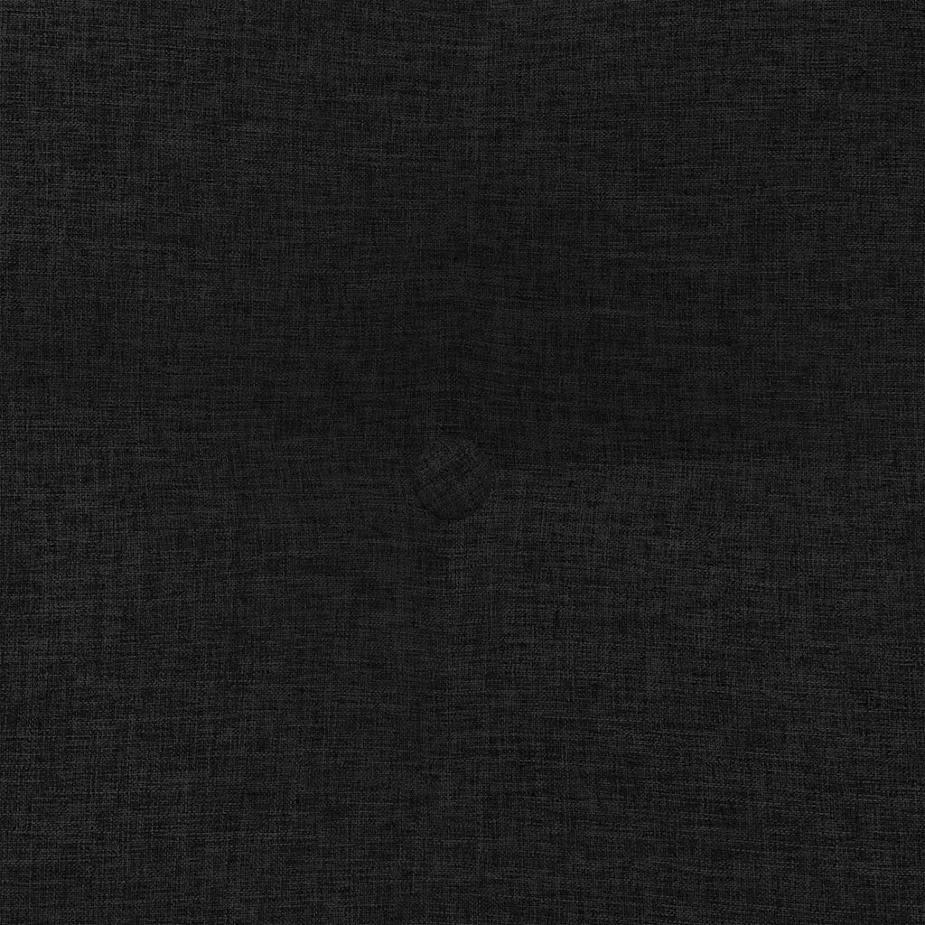 Cuscino per Schiena Nero 45 x 24 x 50 cm Tessuto 42014356